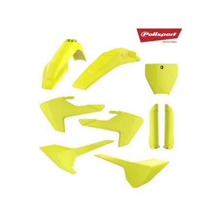 POLISPORT	Комплект пластика  жёлтый-флурисцент Husqvarna TC125-250, FC250-350-450 '2019-22 // 90799
