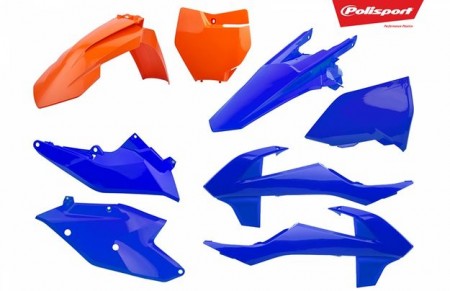 POLISPORT	Комплект пластика KTM SX-SXF-XCF '2016-18 оранжево-черный Oem (18)