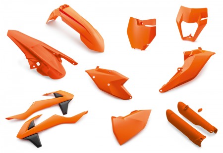 KTM Plastic parts kit ORANGE комплект пластика SX 16-18 / EXC 17-19 ( 00010000309 )