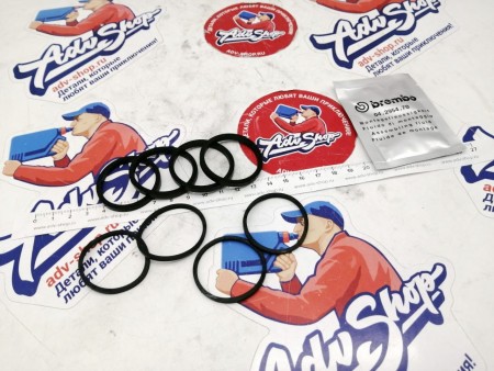 KTM REP.KIT SEALING RINGS 4X  Манжеты переднего суппорта (к-т 8шт) KTM SM/SD 950/990/03-13 SMC/Duke 690/10-15 ( 61013019100 )