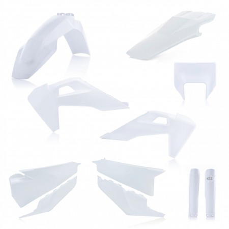 Acerbis FULL KIT HUSQVARNA TE FE 2020 ORIGINAL FULL WHITE полный комплект пластика ( белый ) TE/FE 20-23 // 0024051.031