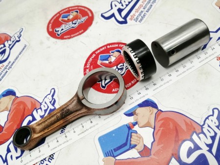 Yamaha шатунная сборка (комплект) YZ250F 2003-2012 / 17D-11651-90-00 + 5XC-11681-01-00 + 93310-63290-00