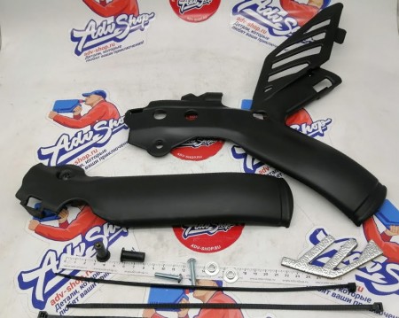 KTM PLASTIC FRAME PROTECTION SET ( BLACK) защитные накладки на раму черные EXC/EXCF 08-11 ( 77303094100 )