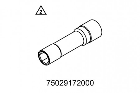 KTM SPARK PLUG WRENCH свечной ключ ( 14 mm )  690 1050 1090 1190 1290 Duke Adv 14-> (  75029172000 )