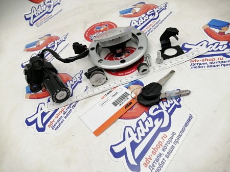 KTM LOCK SET 3-PART комплект замок зажигания + крышка бака + замок сидения 125 200 DUKE 11-21 ( 90111066044 )