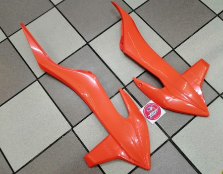 KTM Spoiler set ORANGE спойлеры радиатора комплект ( без наклеек ) оранжевый  SX 19-22 / EXC 20-23 ( 79108054000EB1 )
