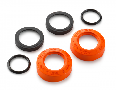 KTM FACTORY FRONT WHEEL BEARING PROTECTION CAP SET защитные накладки ступицы SX/ EXC ( 79609917000EB )