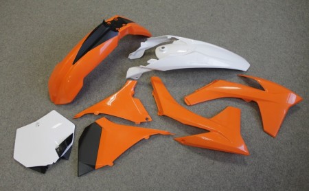 POLISPORT Комплект пластика KTM SX '2012-SX-F '2011-12 оранжевый Oem(12) / 90408