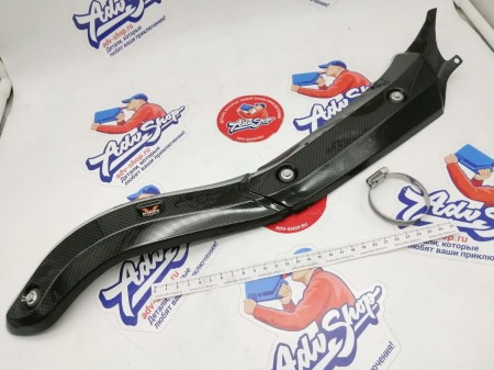 WINGS Carbon fibre heat shields KTM 690 ER/SMCR 19-24 / Long