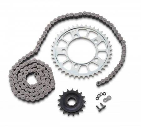 KTM DRIVETRAIN KIT SM/SMR 17T/41T комплект  цепь звезды   950 990 SUPERMOTO  05-13 ( SPAB17G411H118H / 00050002012 )