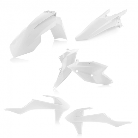 Acerbis plastic kit White KTM EXC/EXC-F/XC-W 17-19 комплект пластика белый / 0022370.030