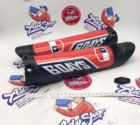 KTM Fork protector kit SixDays 19 защита вилки черная SX/SXF 15-> EXC/EXCF 16-> ( 7770109410030C )