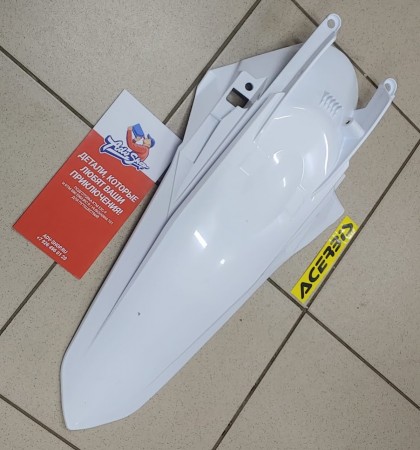 Acerbis REAR FENDER White Крыло заднее белое EXC/EXC-F/XC-W/XCF-W 20-23 // 0024047.031