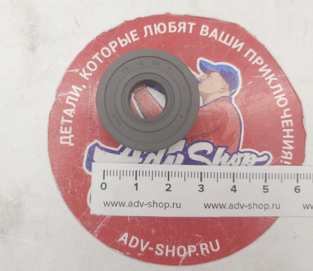 KTM SHAFT SEAL RING. 12X30X7 VITON сальник помпы 690 R / SM / Duke 07-18 ( 0760123071 )