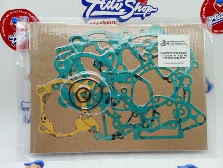 RDK полный комплект прокладок с кольцами под головку KTM 85SX 2003-2017 // RDS-K-SX-85-0317-N1
