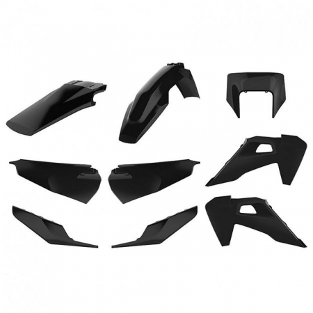 Polisport Enduro kit Husqvarna TE/FE(20->22) Black Комплект пластика ( черный )   //  91125
