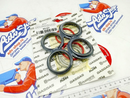 KTM Fork sealing kit 43mm red KTM REPAIR KIT FORK  Ремкомплект вилки ( сальники / пыльники ) 690 790 890 DUKE  / 890A /  Freeride / 1050-1090 L 15-19 ( R516T / R516 / R515 / R513 / R14049  )