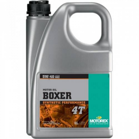 MOTOREX Масло моторное BOXER 4T SAE 5W/40 JASO MA2  4L  // 304678