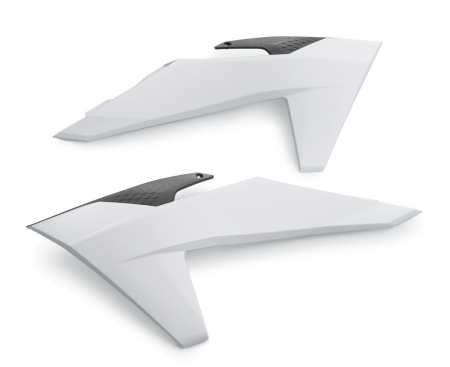 KTM SPOILER SET WHITE спойлеры радиатора комплект ( белый ) SX/SXF 23-24, EXC/EXCF 24-> ( A46008054000AB1 )
