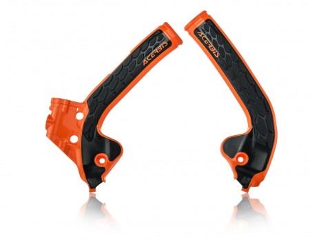 ACERBIS X-GRIP FRAME PROTECTOR ktm/hqv защита рамы ( оранжевый - черный ) 85 SX 18-24, 85 TC 18-24, 85 MC 21-24// 0022893.011.016