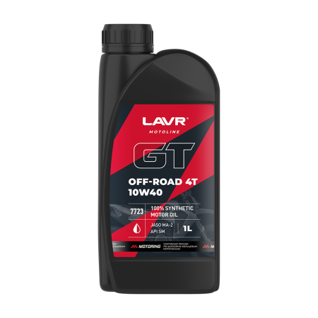 LAVR Моторное масло MOTO GT OFF Road 4T 10W-40 1л ( Ln7723 )