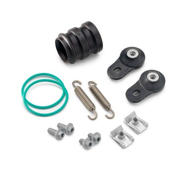 KTM EXHAUST HARDWARE KIT 05-10 ремкомплект креплений резонатора 2Т ( 00050000800 )