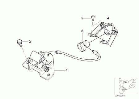 Винт со сферо-цилиндрической головкой для BMW (R1200GS Adv)(F650GS, GS Dakar)(G 650 GS) (46632351658)