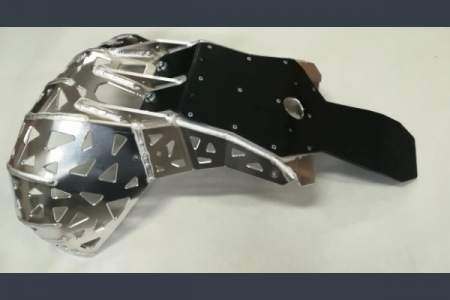 P-TECH Защита резонатора (+пластик) Beta RR250, RR300 [2013-2019] ( PK002B )