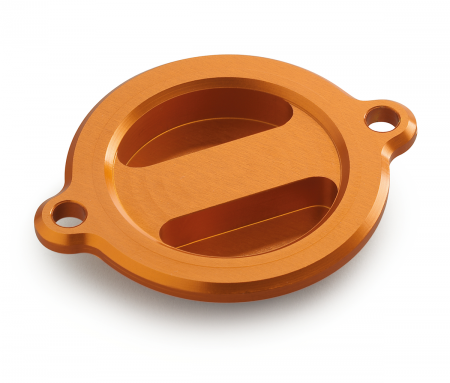 KTM FACTORY RACING OIL FILTER COVER Крышка масляного фильтра 690 08-23 / 1190 1290 13-23 / EXCF 14-23 ( 75038041100 )