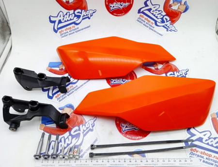 KTM Handguard kit orange Защита рук в сборе ( оранжевый ) SX/SXF 23-> / EXC/EXCF 125-500 14-25 ( A49002979000EB )