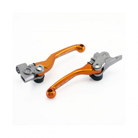 Zeta ZE44-4127 Комплект откидных рычагов ( оранжевый ) KTM SX/EXC 14-24 ( Brembo )