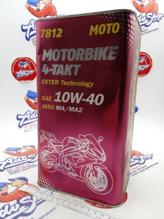 MANNOL 7812 10w40 4T масло моторное 4L METALL
