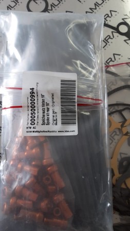 KTM Spoke kit rear 18" комплект спиц ( черные ) ниппеля оранж / ERZBERGRODEO 20-24 ( 00050000994 )