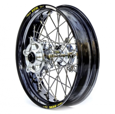 Haan Wheels Black Rim-Silver Hub with tubeless kit Колесо заднее KTM 1090 1190 1290  R18-2,50  черный обод и серебристая ступица, cushdrive 25mm