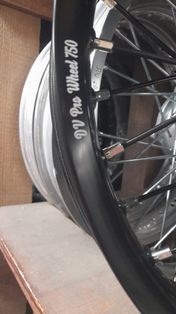 DV-WHEELS обод 19 х 2,15 (36) ( BLACK / черный ) алюминиевый сплав 7050