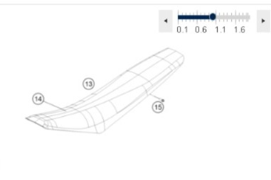 HUSQVARNA Seat сидение стандартное FE/TE 20-22 ( 25107040300 )