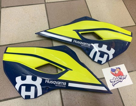 Husqvarna SPOILER KIT BLUE 2016 обтекатели бака комплект синий / желтый TE/FE 13-16 ( 81308054000H1A )