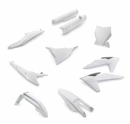 KTM Plastic parts kit комплект пластика ( белый) SX/SXF 23->( 00010000367K )