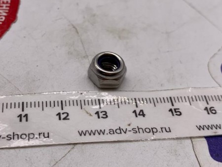 KTM Self lock. nut DIN985-M6-A2 Шайба М6 Гайка с тефлоновым кольцом DIN0985-M 6 ( 0985060003 )