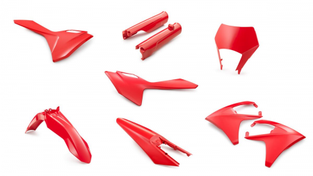 GasGas Plastic parts kit Комплект пластика ( красный ) 250-500 EC/ECF  24-> ( 00010000395K )