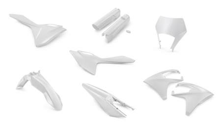 GasGas Plastic parts kit Комплект пластика ( белый ) 250-500 EC/ECF  24-> ( 00010000399K )