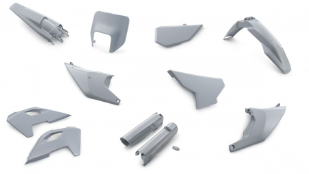 Husqvarna Plastic parts kit Комплект пластика серого Husqvarna TE/FE 150-501/24-> ( 00010000391K )