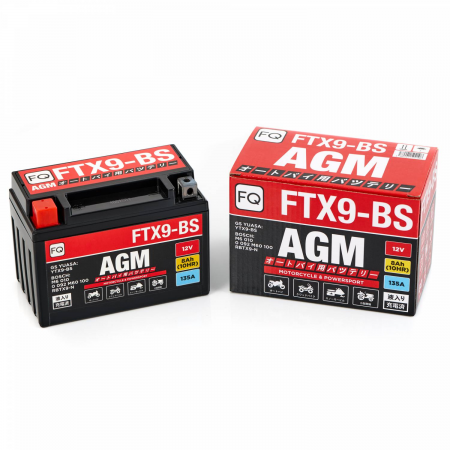 FQ FTX9-BS AGM 8 Ah 135A АКБ аккумулятор ( серии YTX9-BS ) 125 250 390 690 Duke / XR650L / XTZ660