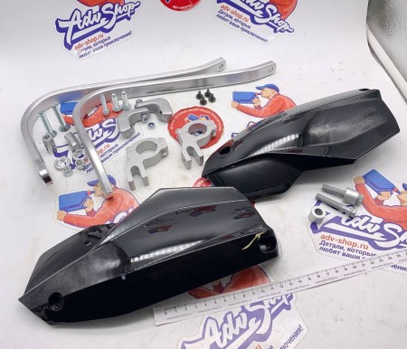 KTM Handguard kit защита рук алюминиевая ( черный )  790 890 Adv 19-23 / HQV 901 NORDEN ( 6350297900030 )