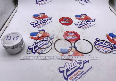 ADVS PISTON KIT комплект поршень с кольцами, стопорами +0,25 (первый ремонт) XR250 R/Baja/SM 96-06