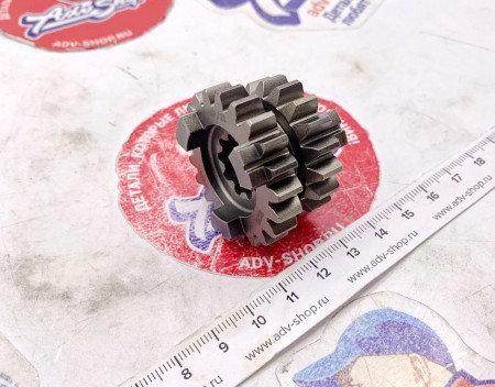 KTM Sliding gear 3/4 gear Шестерня сдвоенная 3/4 передачи 65 SX 24-> ( A40533003000 )