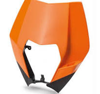 KTM HEAD LIGHT MASK ORANGE 08 Маска фары оранжевая KTM EXC125-530/08-13 ( 7800800100004 )
