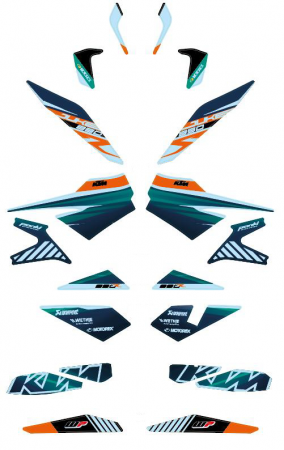 KTM Factory graphics kit комплект графики 890 Duke R 20-23 ( 63608999000 )