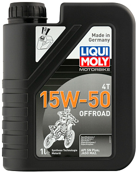 LIQUI MOLY Motorbike 4T Offroad 15W-50 1л Синтетическое моторное масло // 3057
