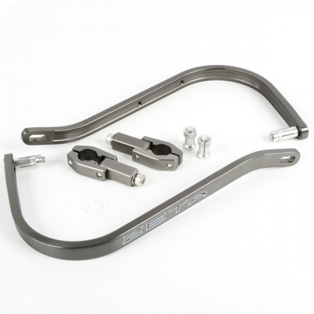 ZETA Armor hand guard Straight Защита рук ( прямая ) Alu закрытый контур руль 7/8 ( 22mm ) без пластика ( титан ) // ZE72-0013
